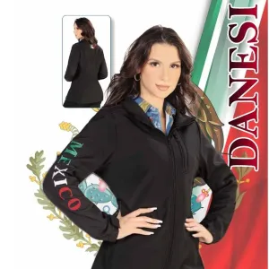 Chamarra de Mexico para Mujer Color Negro Tipo Ariat