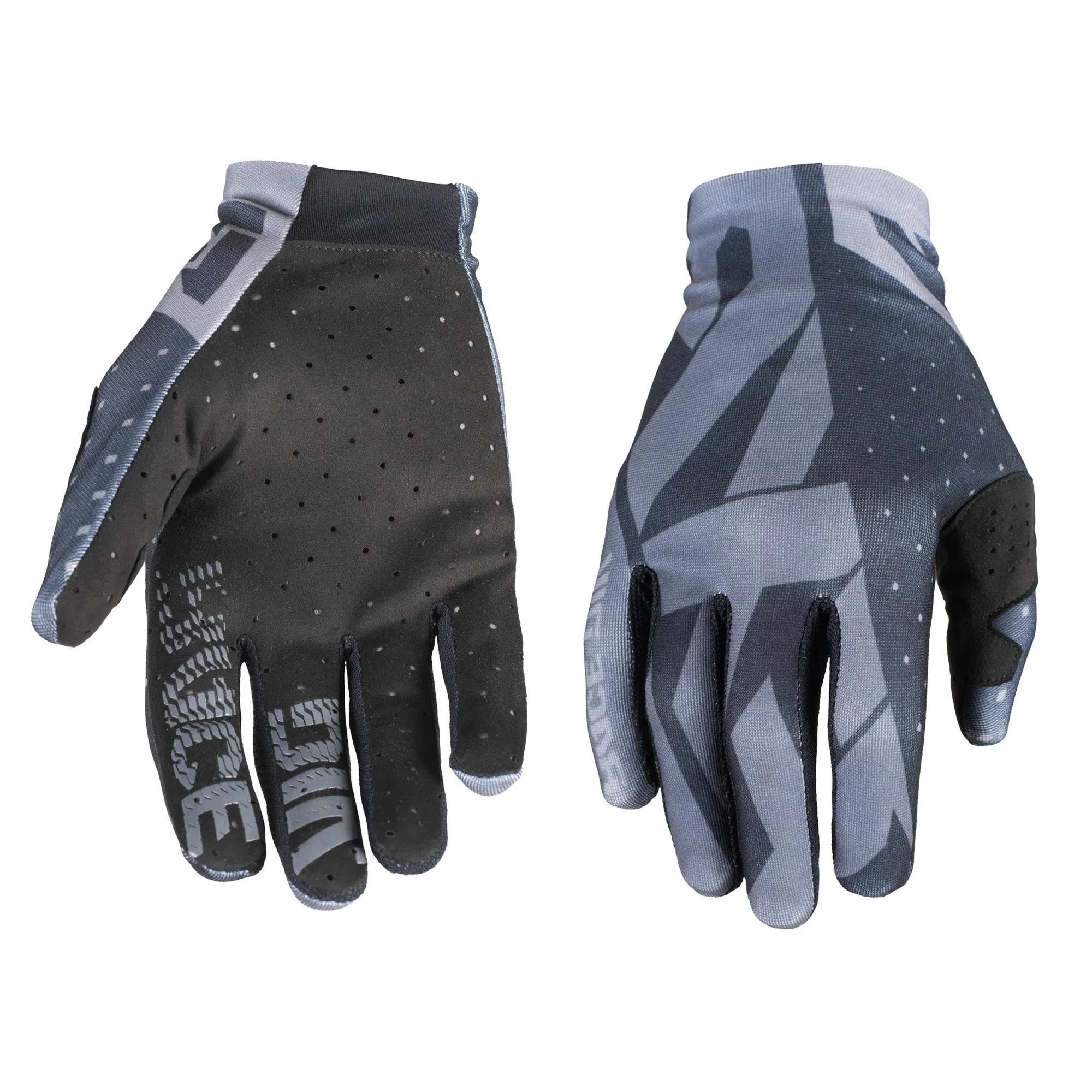 FXR 193351-1010-00 Slip on Lite MX Glove 19 Durable Suede Padded Palm Finger Grip Black