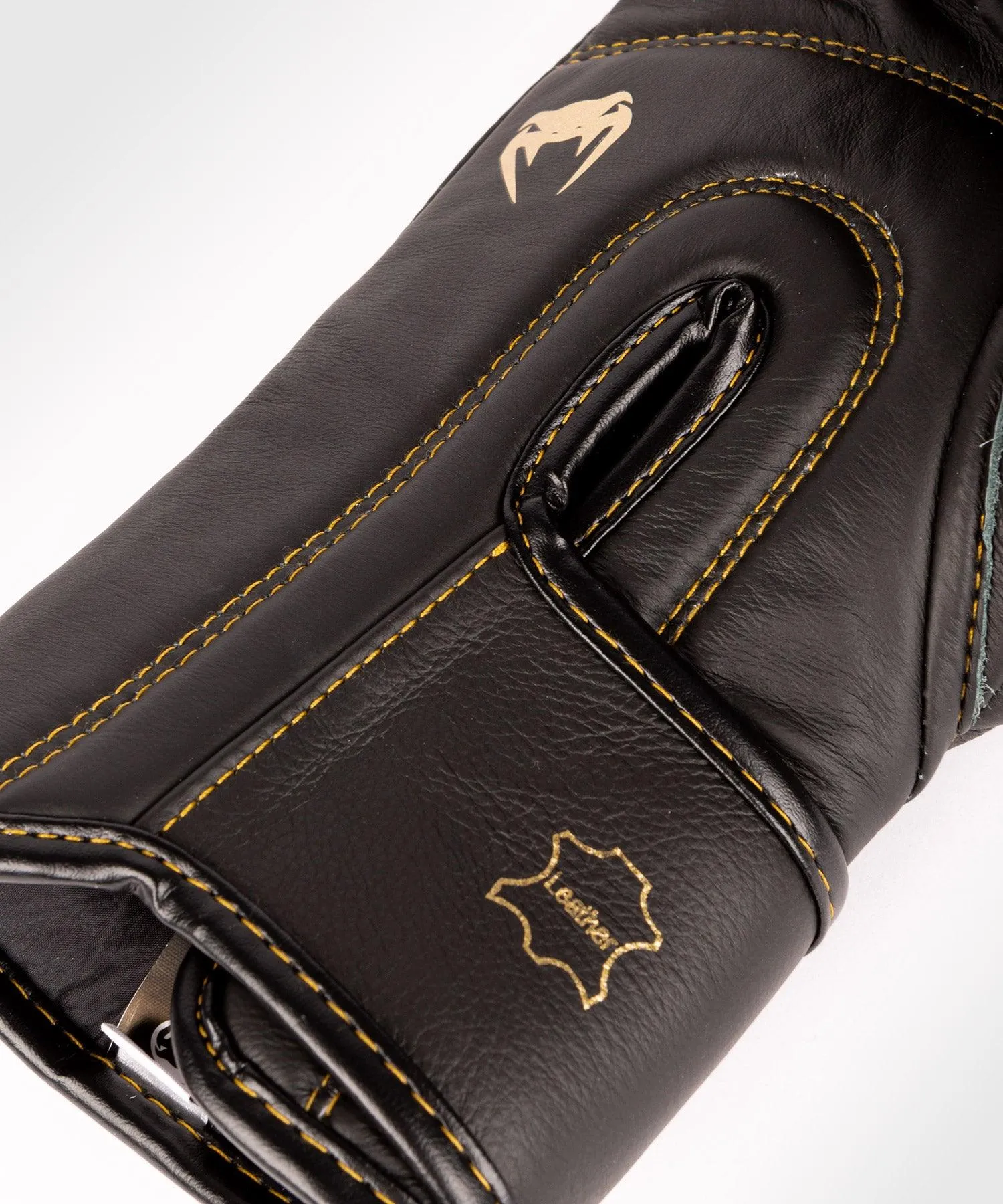 Guantes de Boxeo profesional Venum Hammer – Velcro - Negro/Negro-Oro