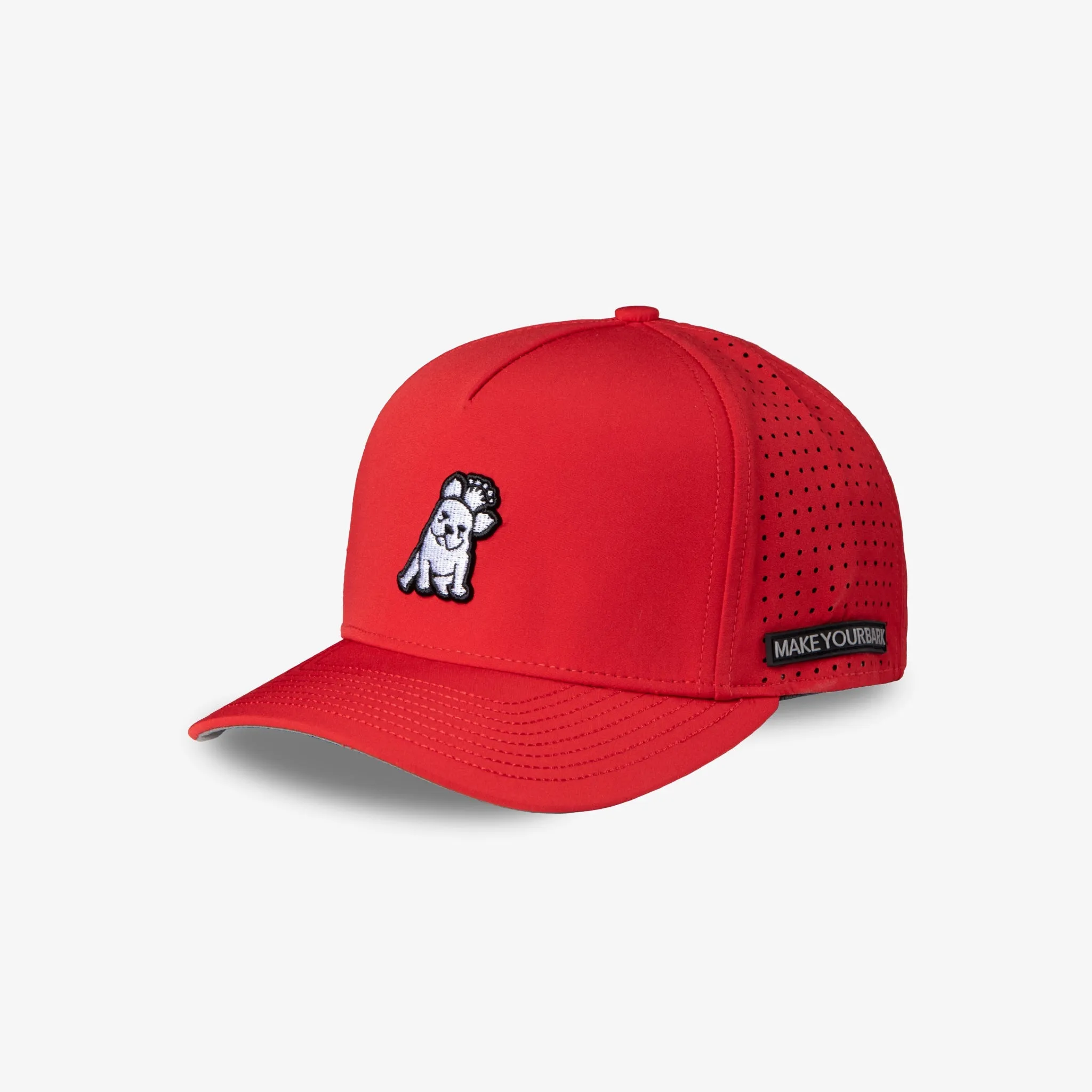 James Bark Red Recycled Cap