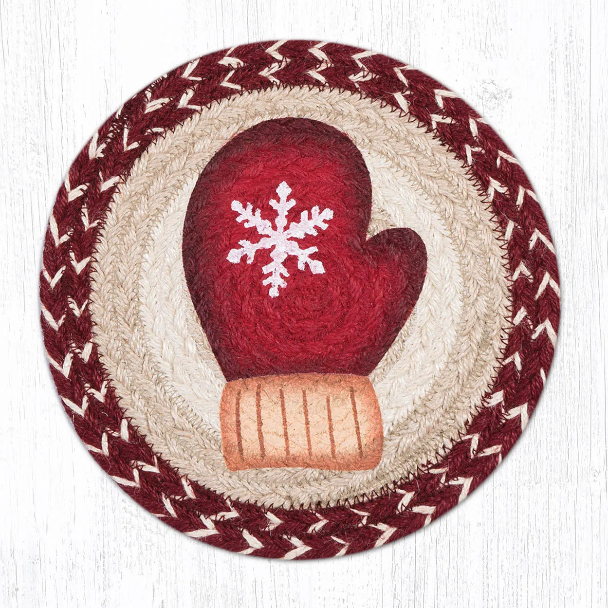 MSPR-9-117 Red Mitten Trivet