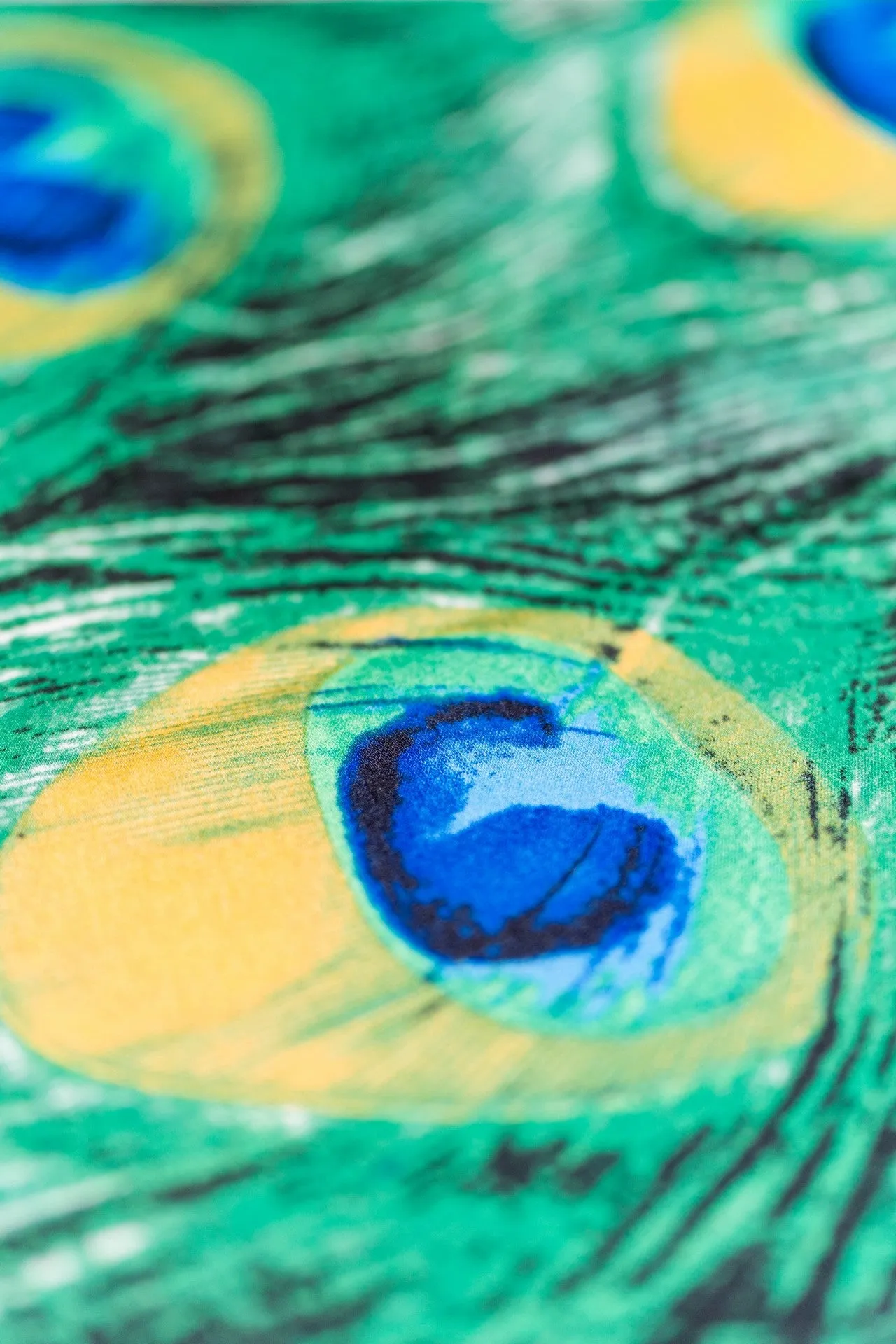 Peacock Silk Scarf