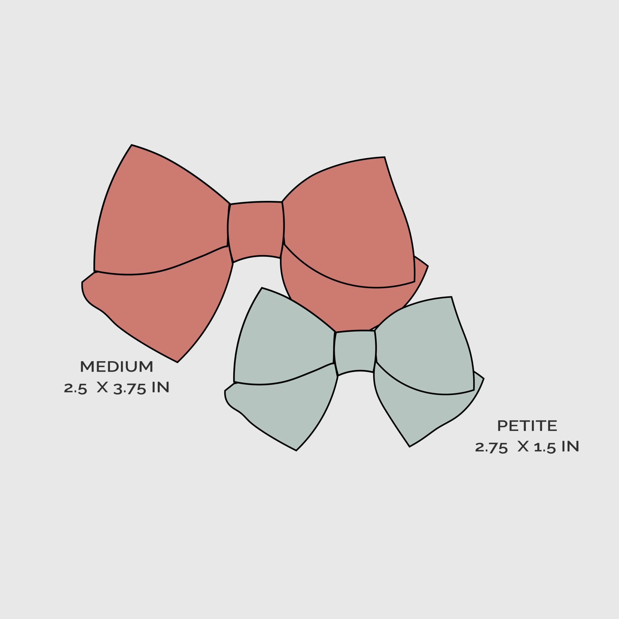 Raspberry | Petite Sailor Bow