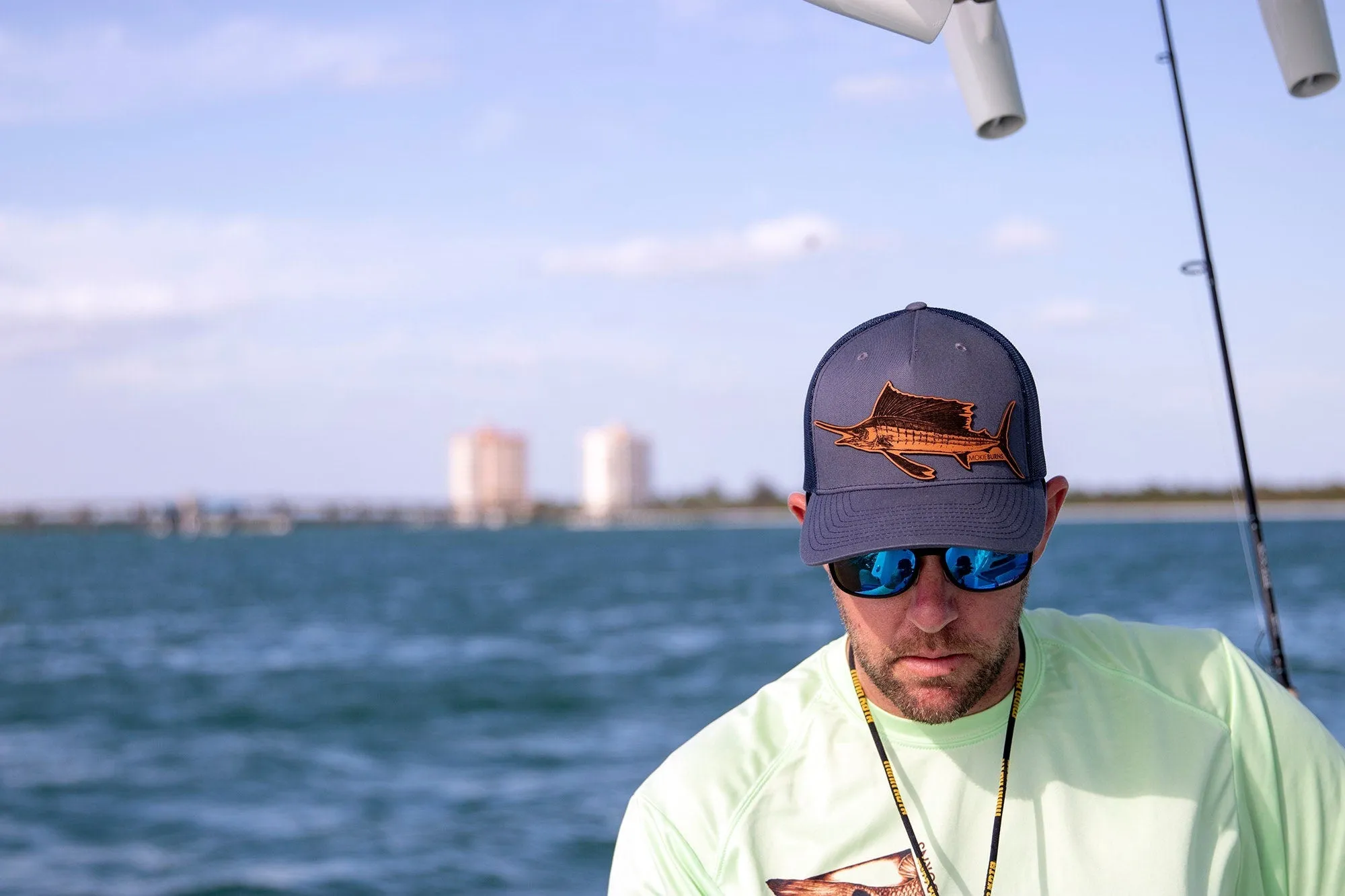 Sailfish Trucker Hat - Mid Profile   Classic Patch