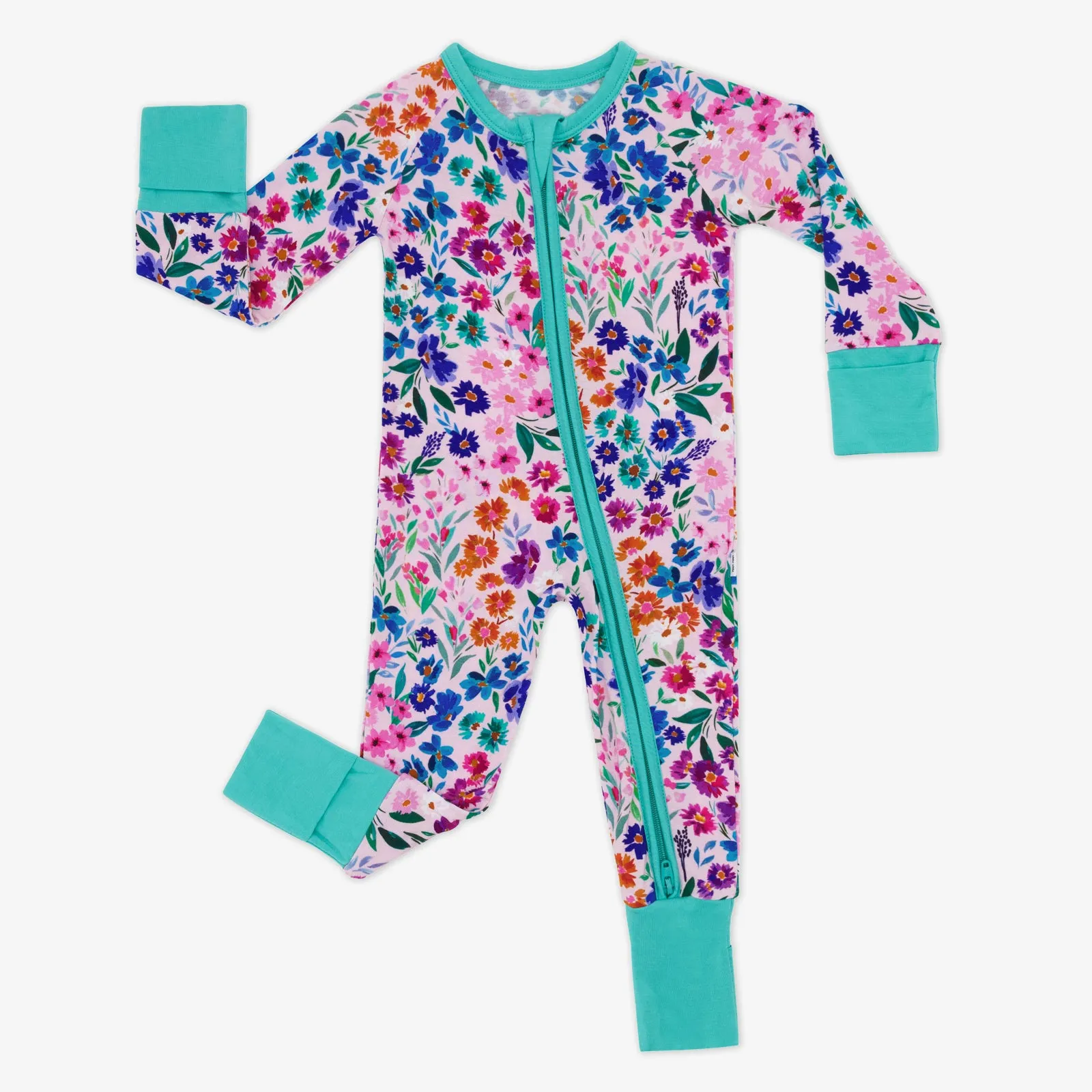 Sweet Pea Floral Zippy